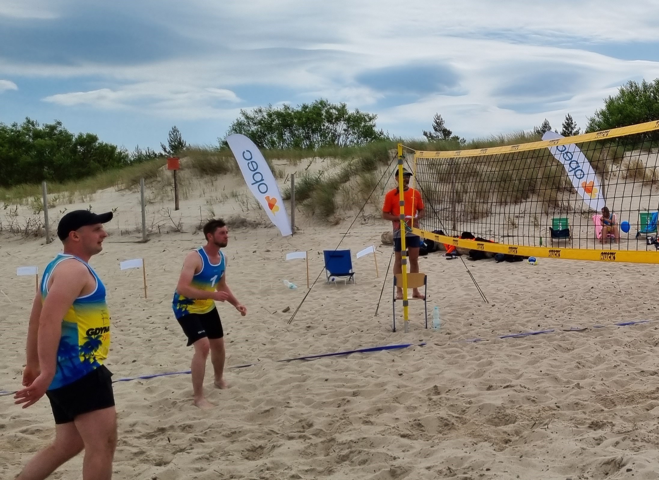 III i IV miejsce drużyn OPEC w Mistrzostwach Polski Firm Ciepłowniczych w Piłce Siatkowej na Plaży  Ustka 2022